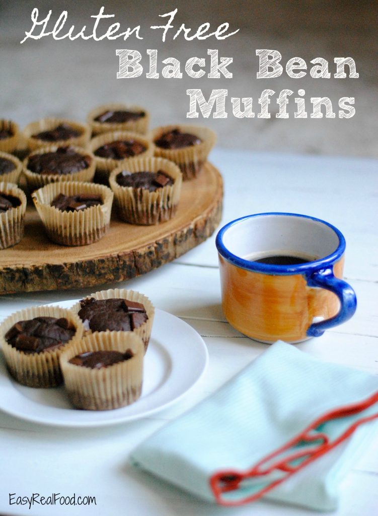 healthy, gluten-free black bean muffins #vegan #glutenfree #healthysnack