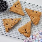 Peanut Butter Chocolate Chip Scones