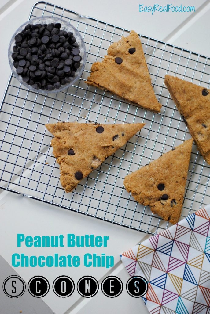 Peanut Butter Chocolate Chip Scones - Gluten Free