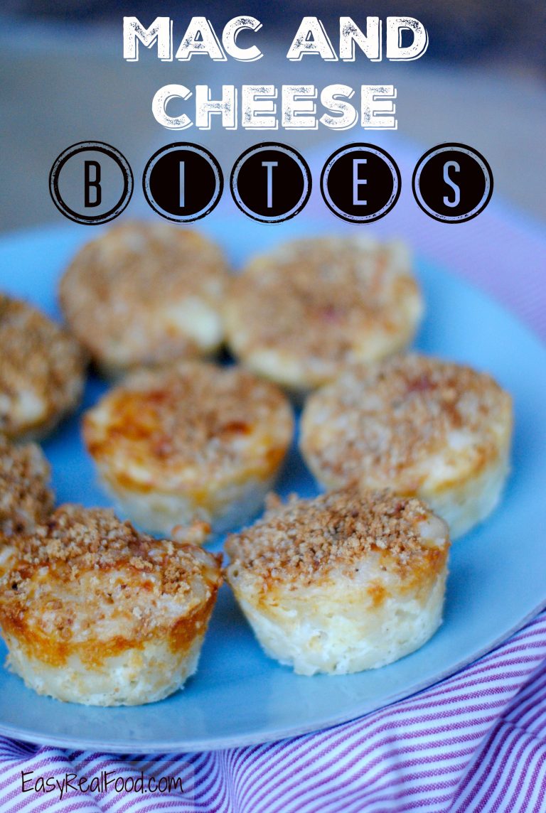 Mac and Cheese Bites - Easy Real Food