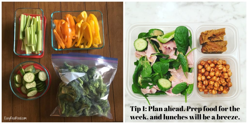 Planning ahead helps you get healthy foods on the table.