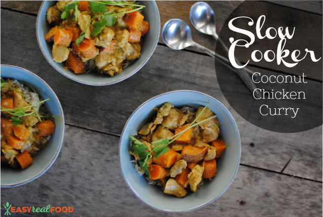 slow cooker coconut curry chicken