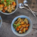 Slow cooker coconut curry chicken - paleo and gluten free. #paleodinner #paleorecipe