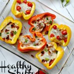 Healthy Stuffed Pizza Peppers