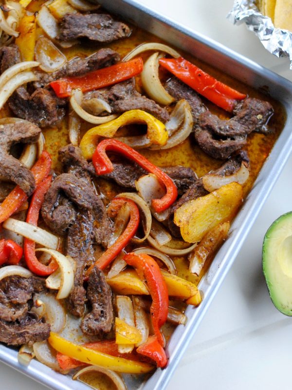 Sheet Pan Steak Fajitas