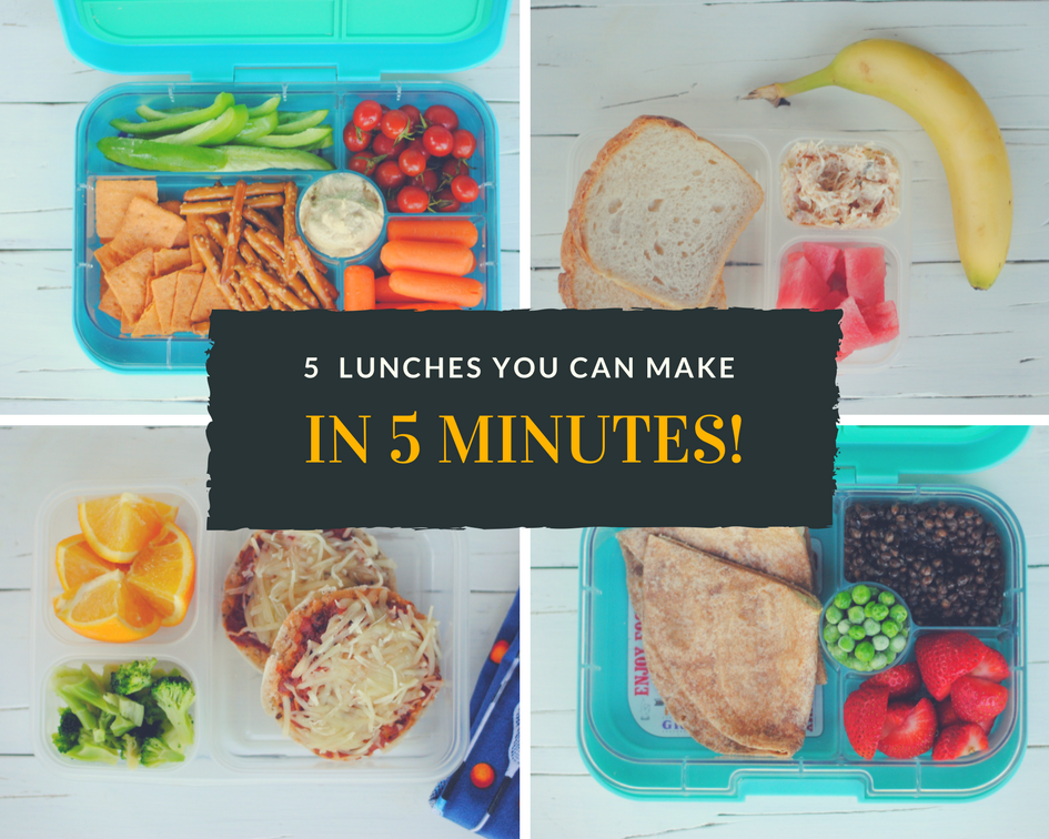 5 healthy lunches you can make in 5 minutes