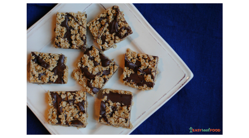 no-bake chocolate granola bars