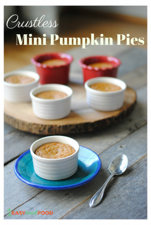 crustless mini pumpkin pies