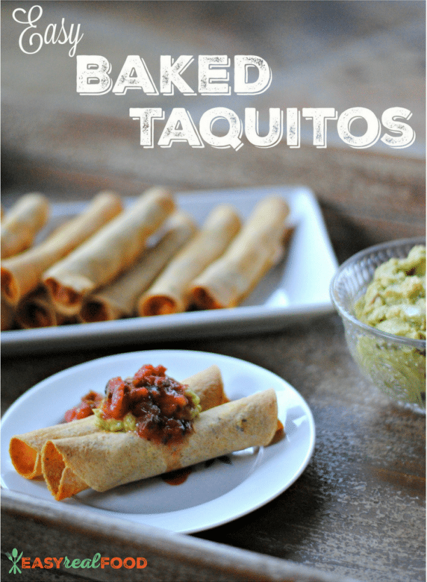 Easy Baked Taquitos (GlutenFree) Easy Real Food