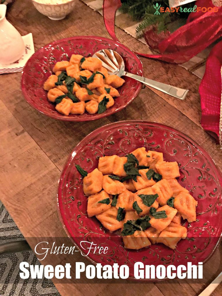 Gluten-Free Sweet Potato Gnocchi with Sage Brown Butter Sauce - Easy Real  Food