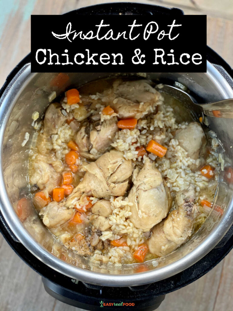 Pressure cooker chicken and rice