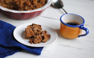 Simple Gluten-Free Bread Pudding (Dairy-free)