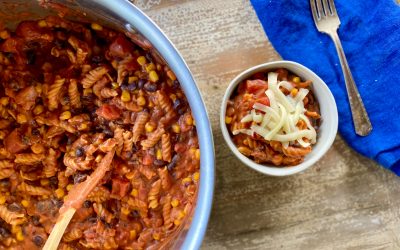 One Pot Taco Pasta (Gluten-Free, Vegan)