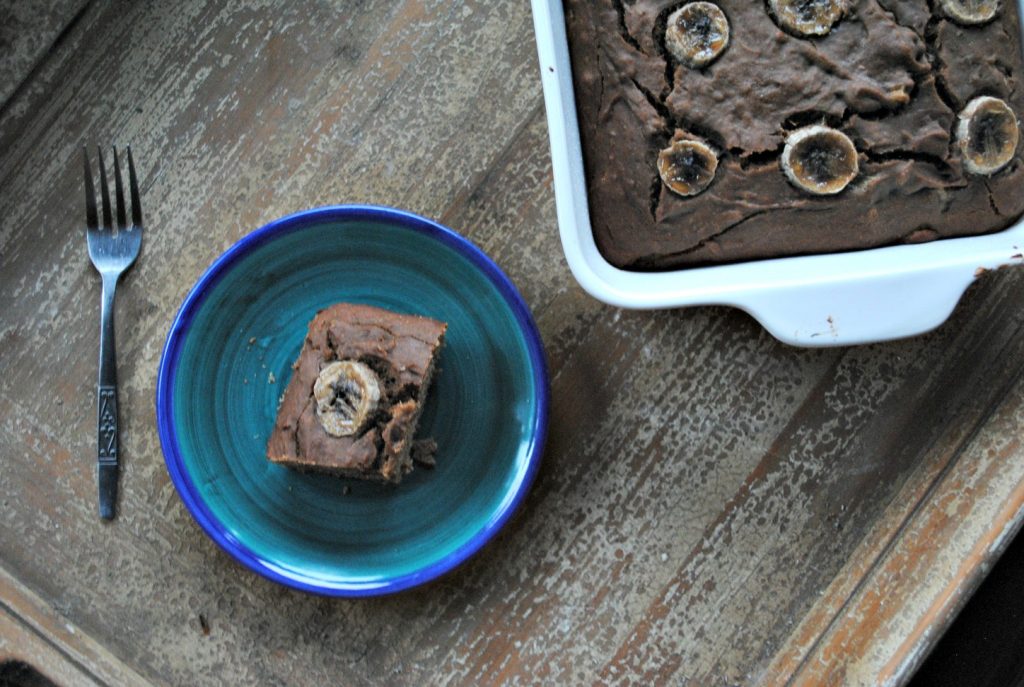 Grain-free Banana cake made with banana flour