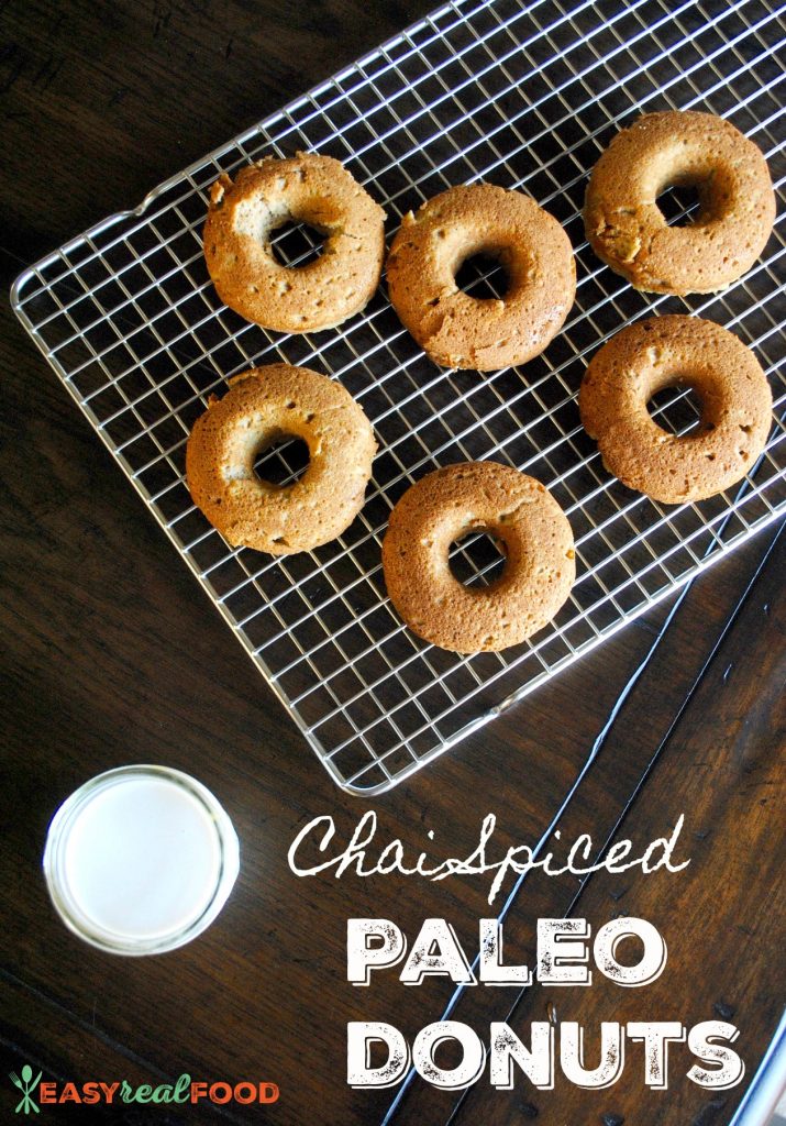 Chai Spiced Paleo Donuts