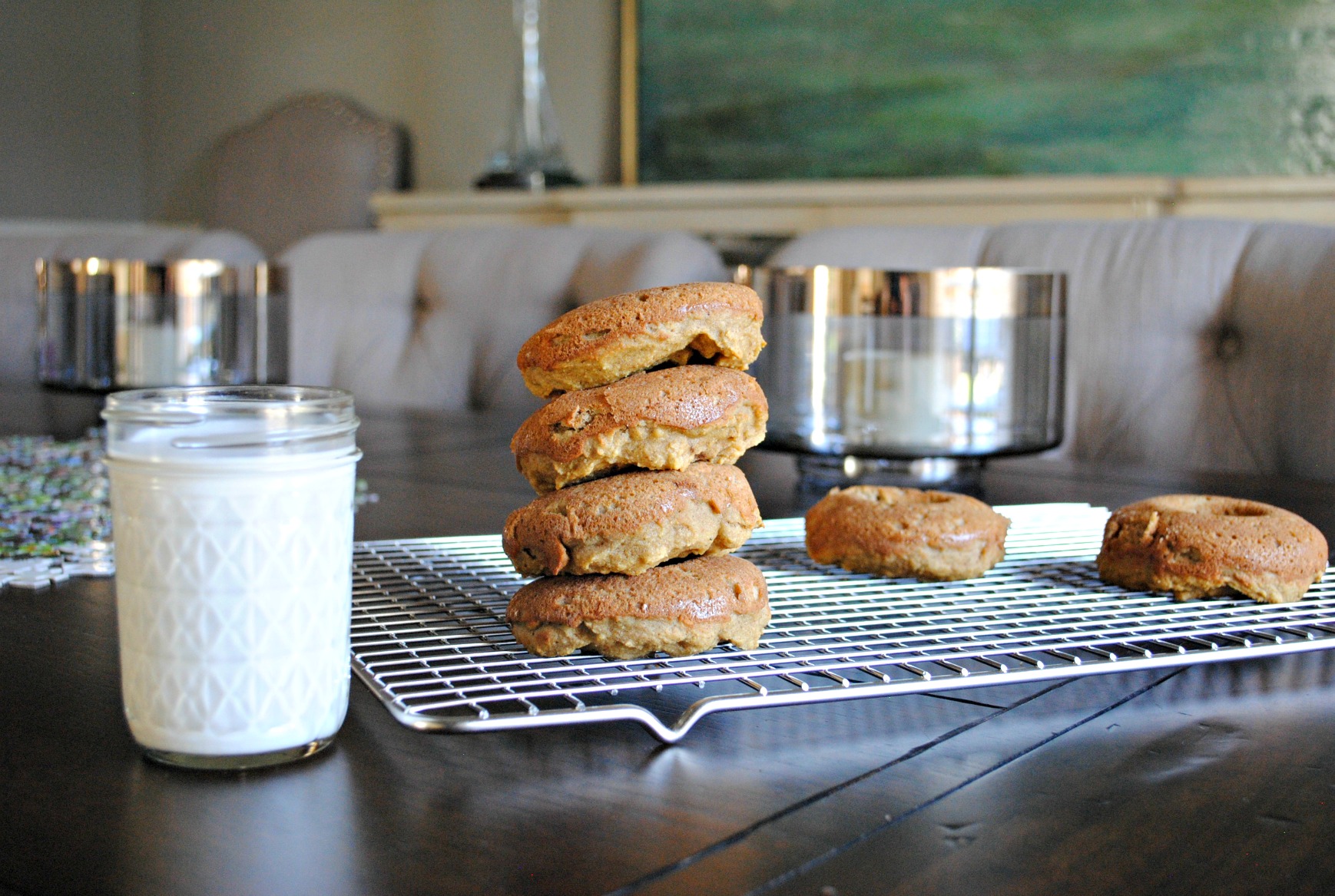 Chai-spice paleo donuts