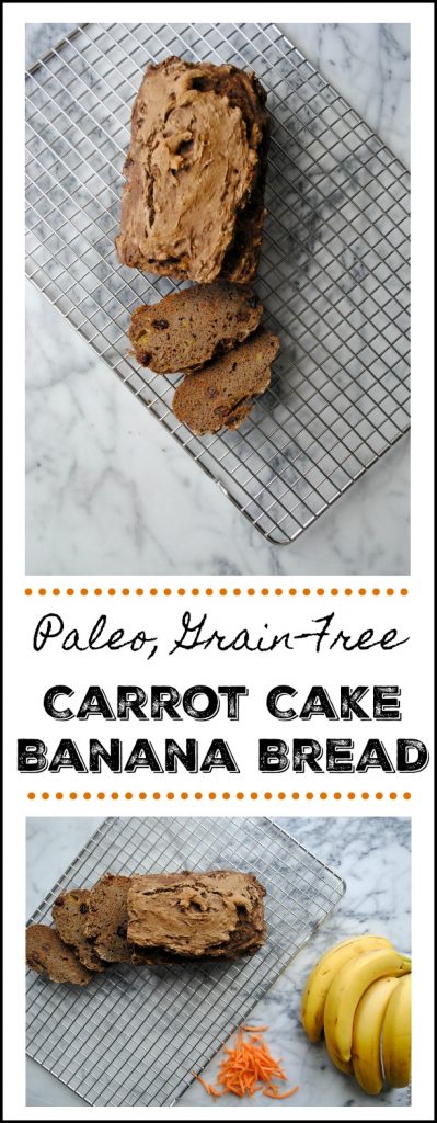 grain-free carrot cake banana bread