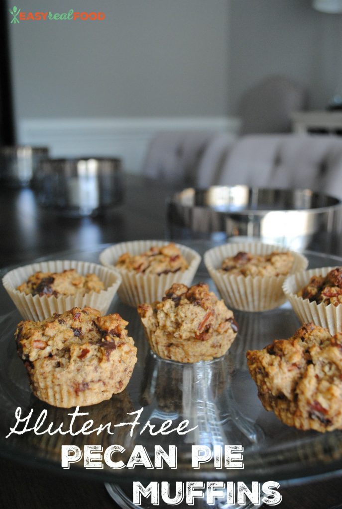 gluten-free pecan pie muffins