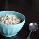 Easy and healthy coleslaw that's refined sugar free