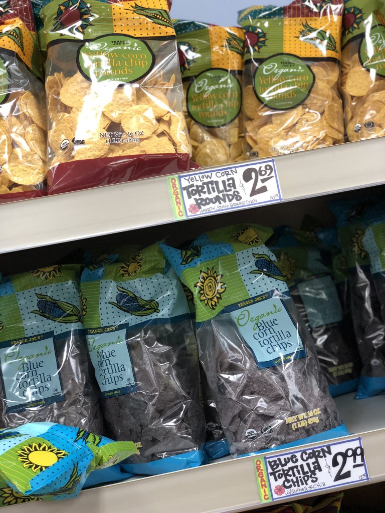 We love these organic corn tortilla chips