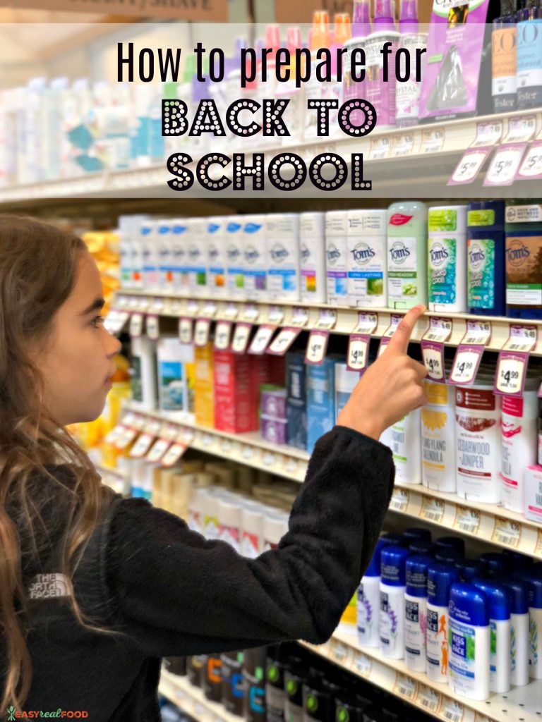 prepare for back to school