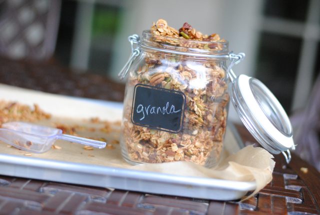 healthy homemade granola