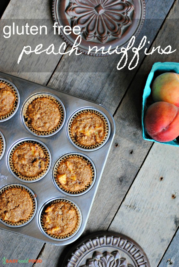 Gluten Free Peach Muffin Recipe