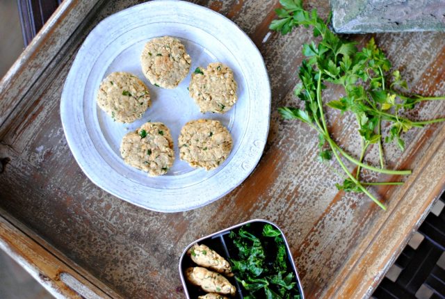 healthy baked falafel