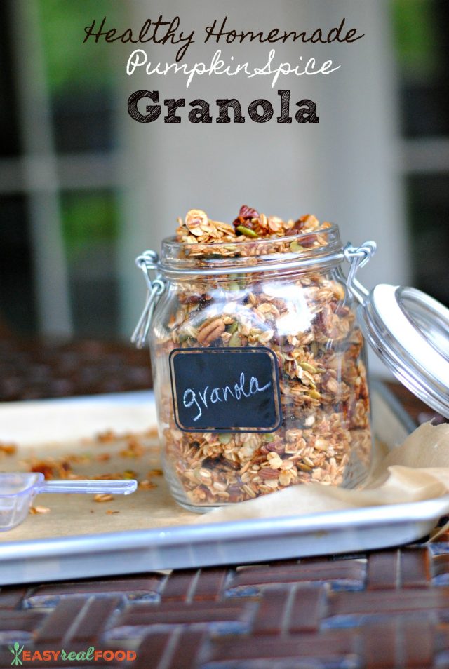 healthy homemade granola 