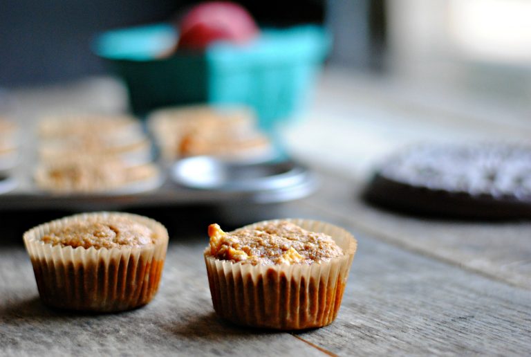 Gluten Free Peach Muffins - Easy Real Food