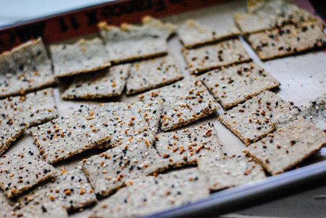 Nut free paleo crackers