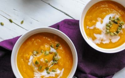 Healthy Curried Butternut Squash Soup