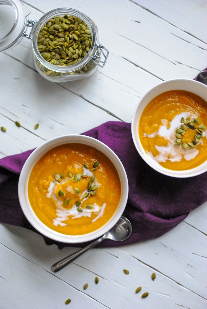 Healthy Curried Butternut Squash Soup - Easy Real Food