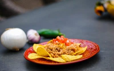 Slow Cooker Healthy Shredded Mexican Chicken