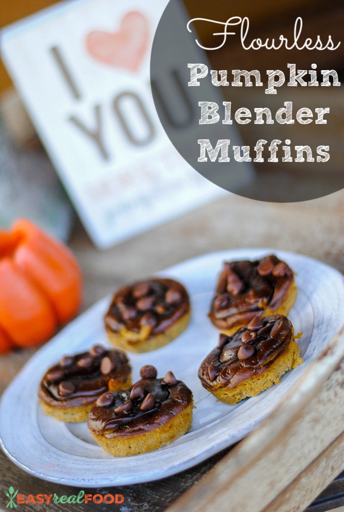 Kids in the Kitchen: Chocolate Pumpkin Blender Muffins