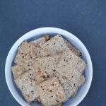 A recipe for nut free grain free crackers