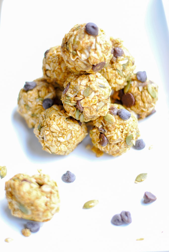 kid-friendly pumpkin energy balls