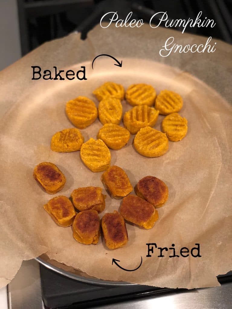 3 ingredient paleo gnocchi fried or baked