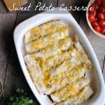 Healthy Chicken Sweet Potato Casserole - #glutenfree