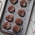 Gluten Free Peppermint Chocolate Cookies - #chocolate #glutenfree