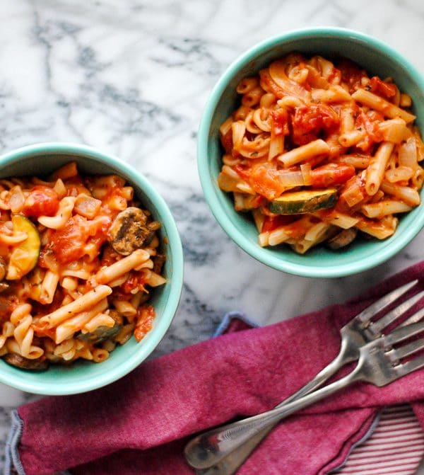 One Pot Gluten Free Pasta - Vegan