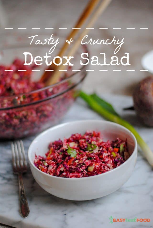 Raw, crunchy detox salad #raw #salad #detox