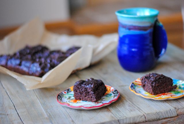 Tahini Brownies with Sweet Potatoes - #glutenfree, #grainfree #paleo #healthytreat