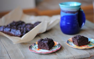 Paleo Sweet Potato Brownies with Tahini