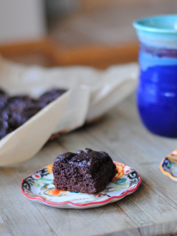 Paleo Sweet Potato Brownies with Tahini