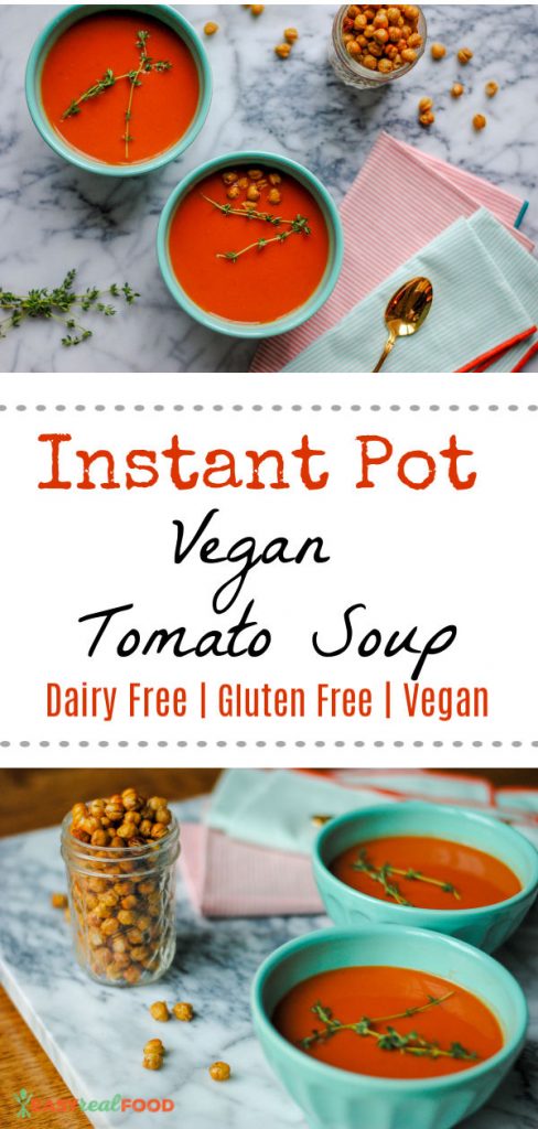 Instant Pot Vegan Tomato Soup