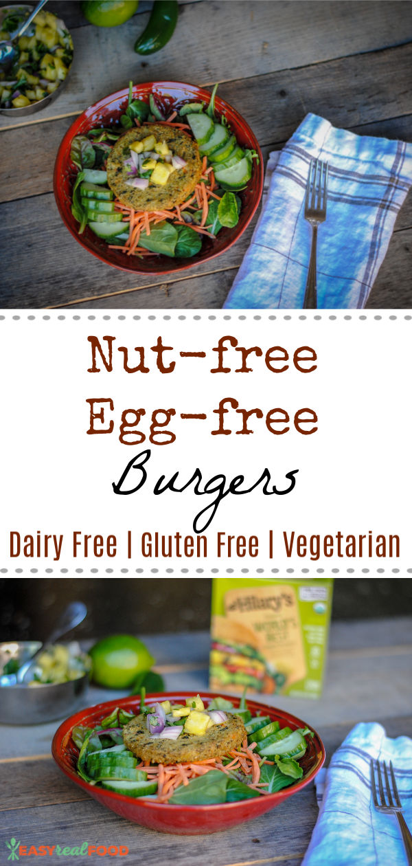 nut free egg free burgers - #allergyfriendly #nutfree #glutenfree 