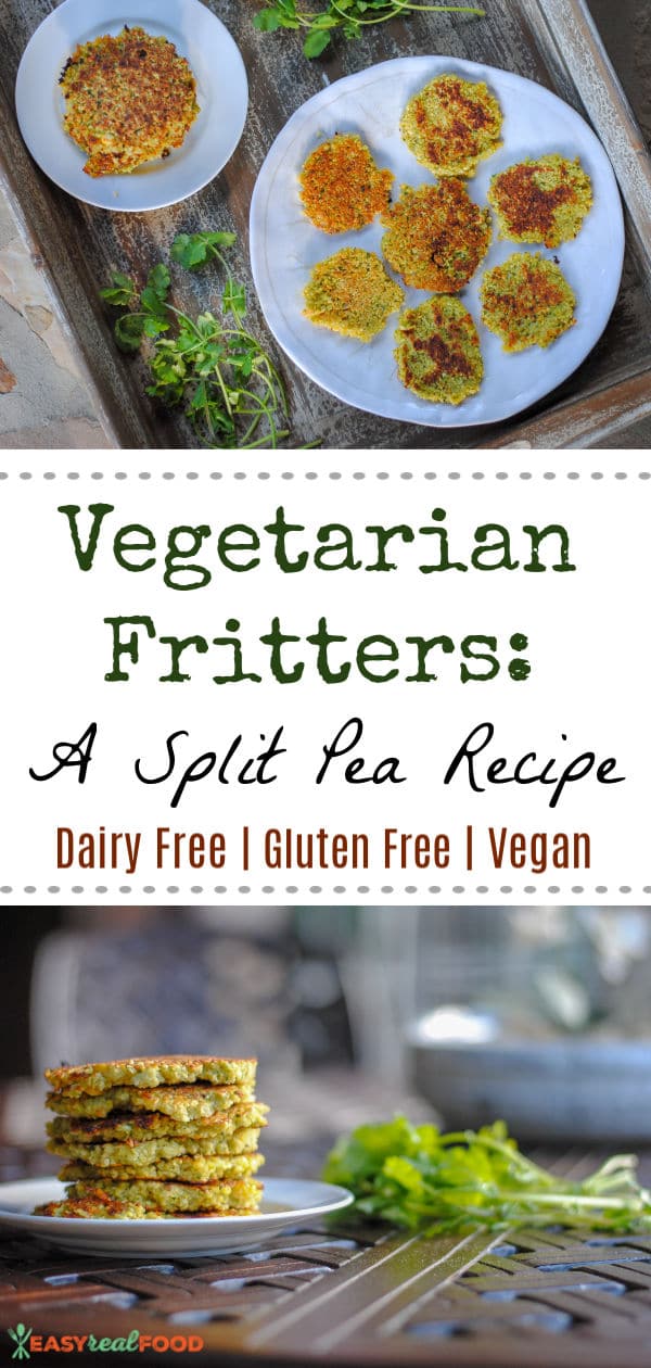 Vegetarian Fritters Made with Split Peas