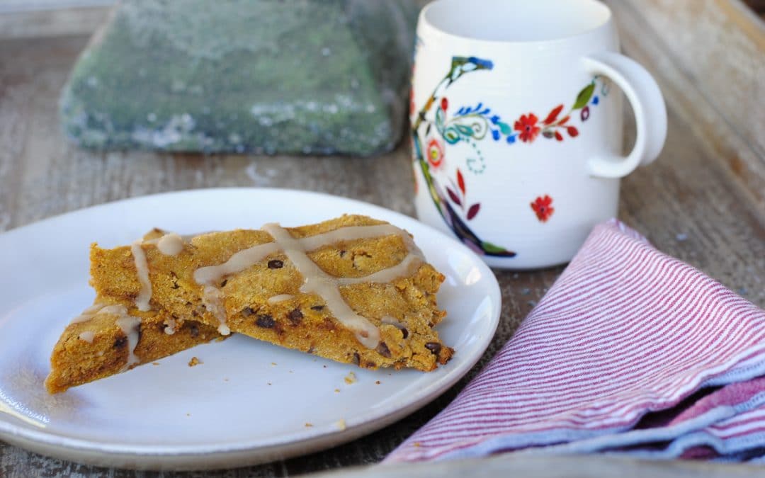 Paleo Moist Pumpkin Scones + a Maple Drizzle (Grain Free)