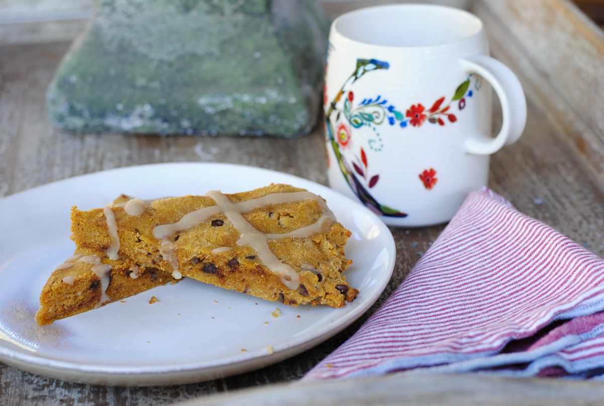 paleo moist pumpkin scone recipe - paleo, grain free and dairy free